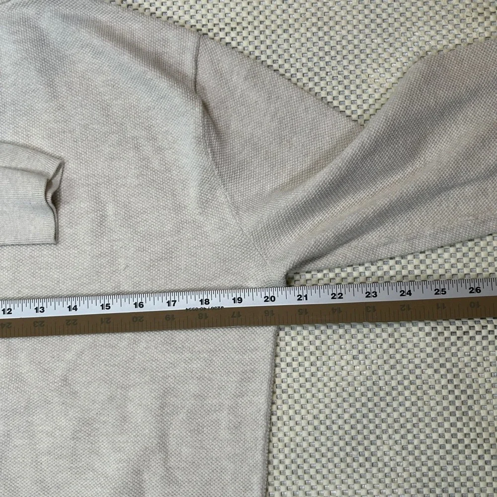J. Crew Knit Crewneck Fitted Sweater Textured‎ Cotton Blend Pullover Top Mens M